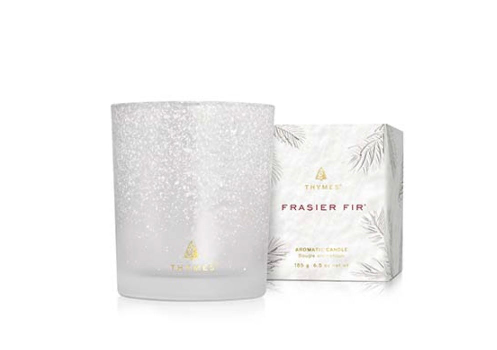 Flocked candle - 6.5oz
