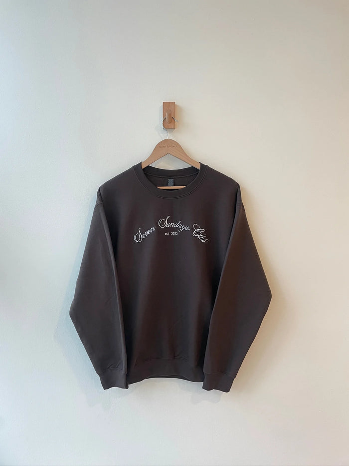 Seven Sundays Crewneck Brown