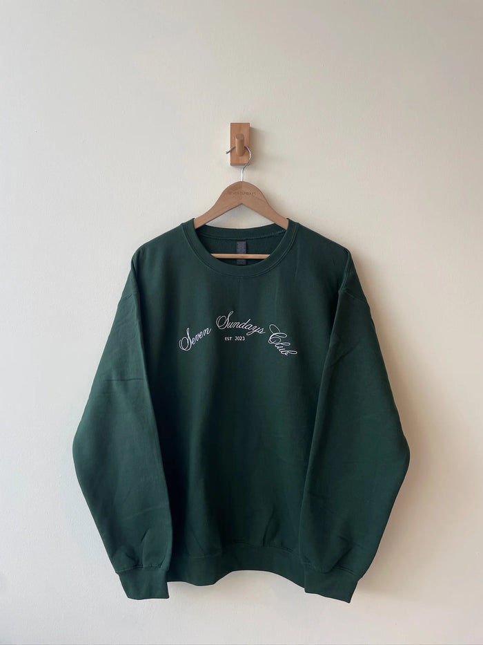 Seven Sundays Crewneck Green