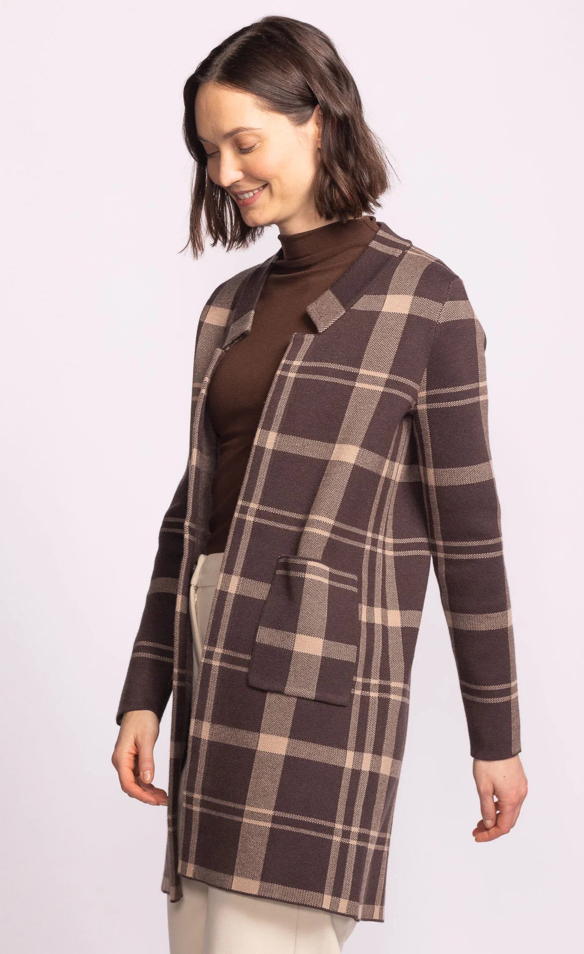 Harmon Cardi Brown