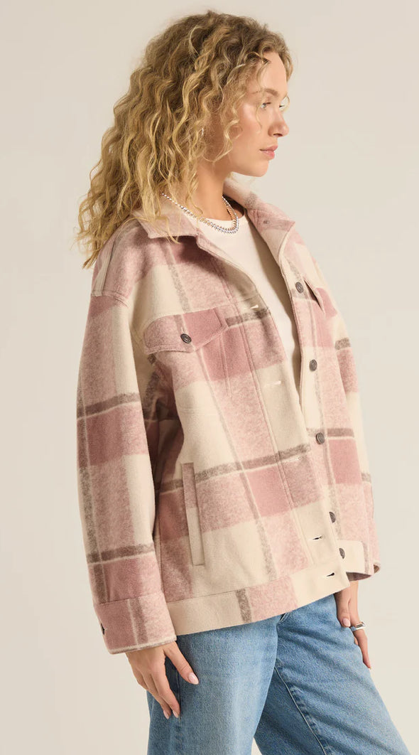 Preston Knit Plaid Jacket