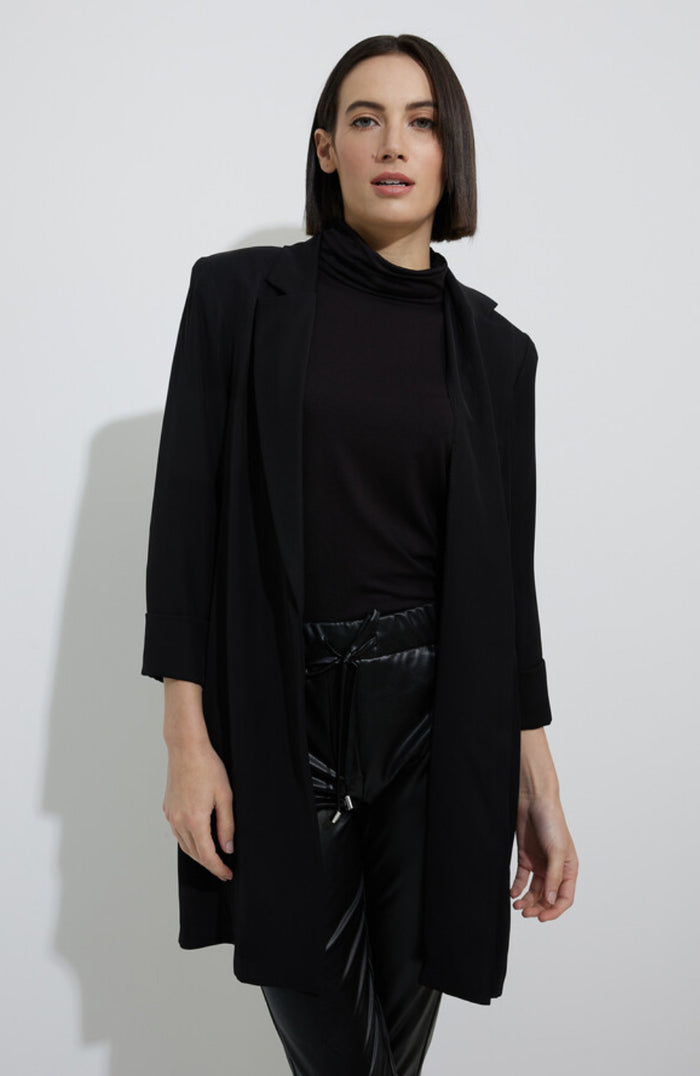Open Front Regular Fit Jacket Style