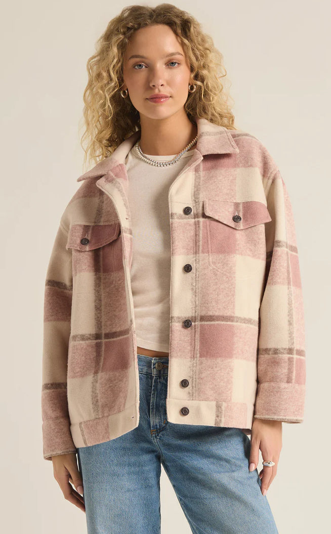 Preston Knit Plaid Jacket
