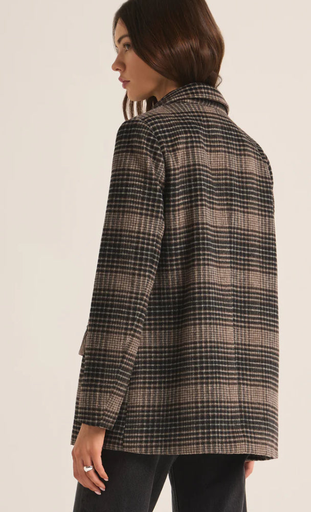 Kingston Relaxed Plaid Blazer