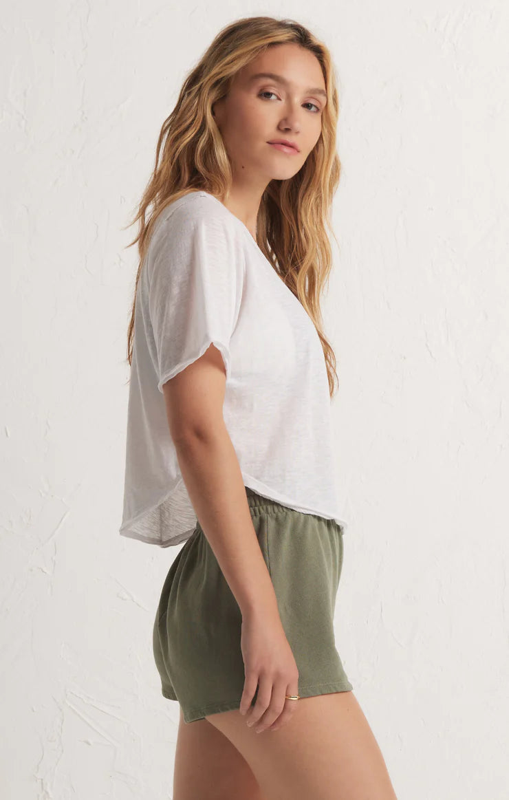 Free Flowing Tee- White