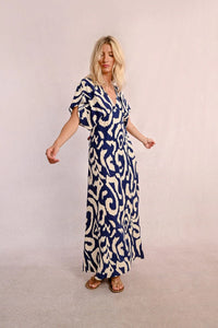 Long Printed Dress