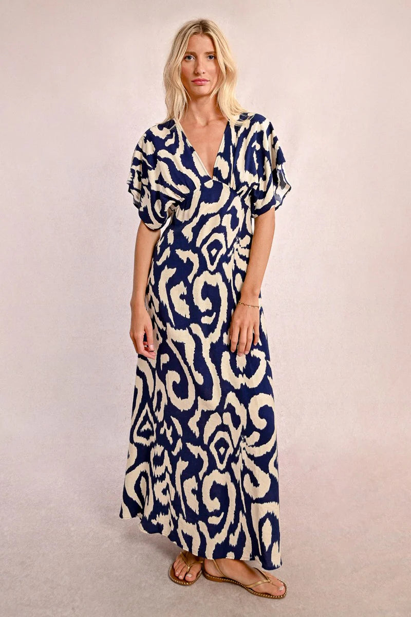 Long Printed Dress