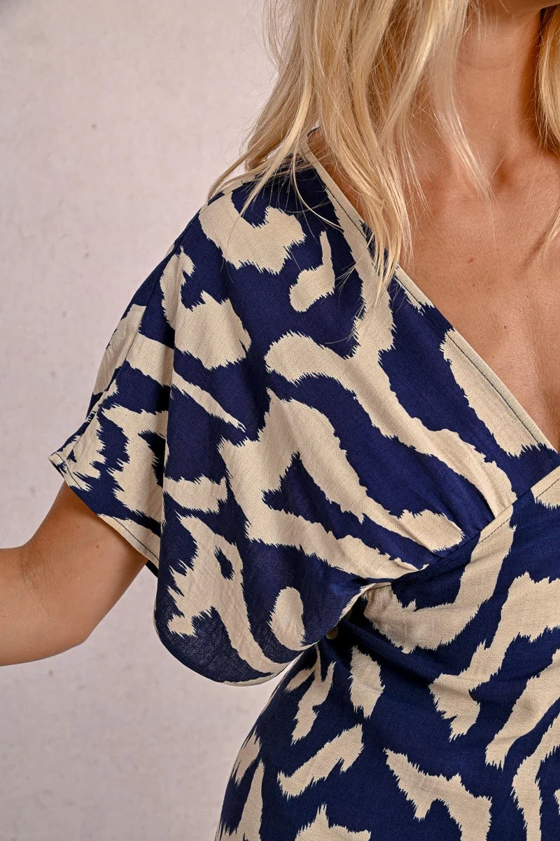 Long Printed Dress