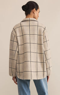 Bronx Plaid Sweater Knit Jacket