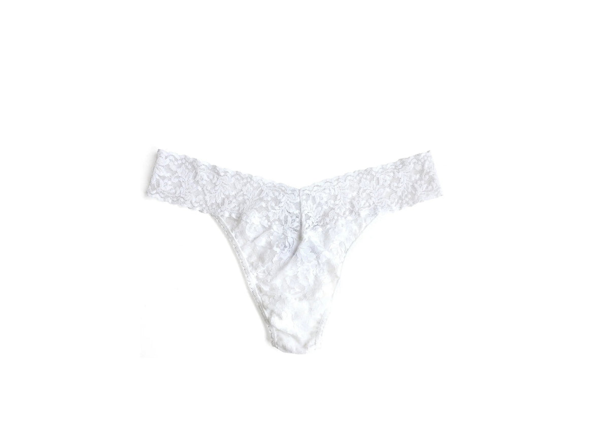 Signature Lace Original Rise Thong (Colours Vary)