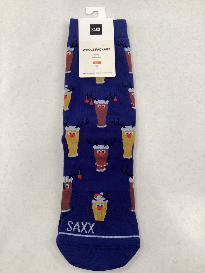 Crew Reindeer Beer Sock