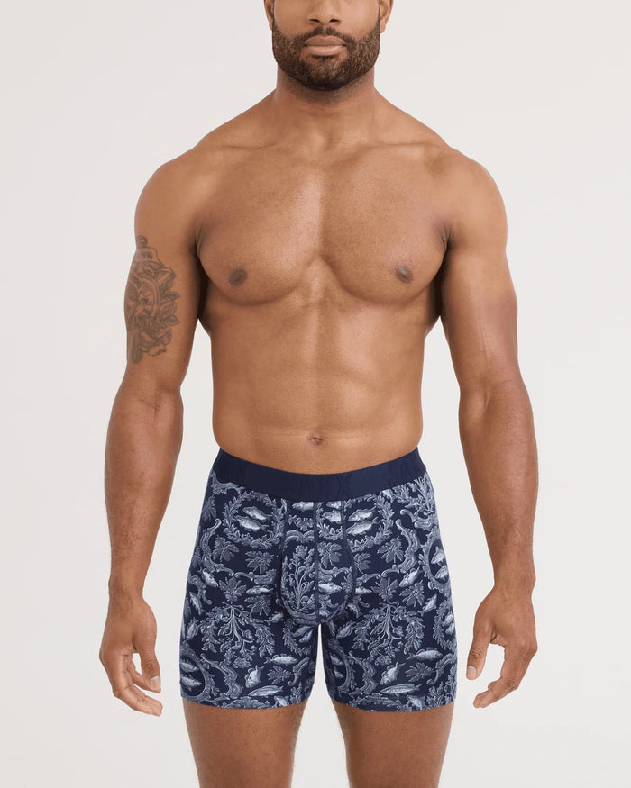 SAXX Droptemp Cooling Brief Backsplash - Dark Ink