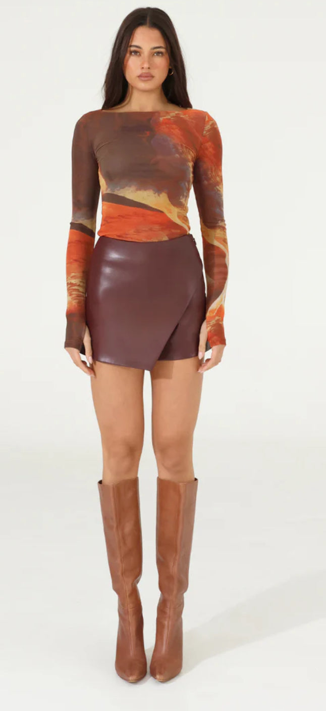 Marselle Skort - Plum