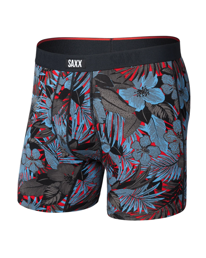SAXX Vibe Xtra Soft Night Garden - Red Hot