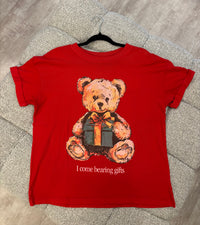 Bearing Gifts Boyfriend Tee - Red