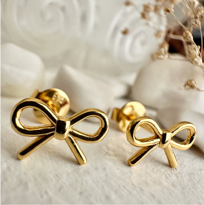 Zooey - Bow Stud Earrings