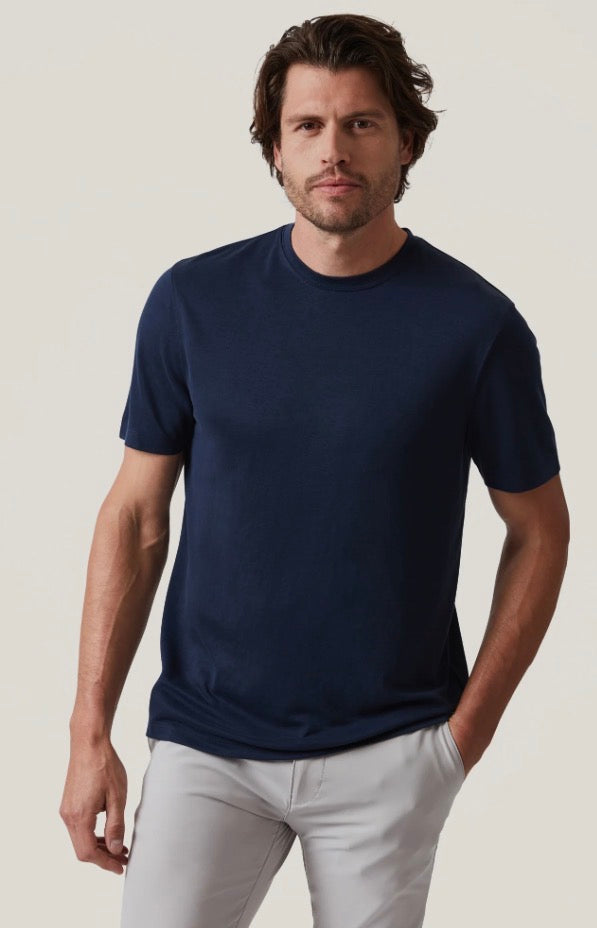 34 HERITAGE Pique T-Shirt - Indigo