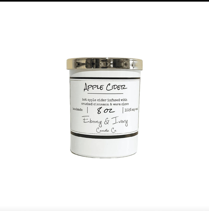 EBONY & IVORY Apple Cider Candle - 8oz