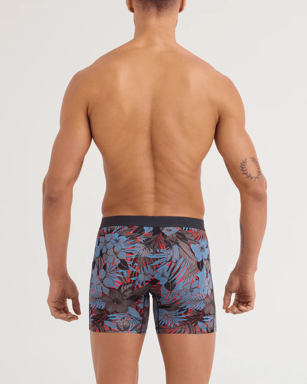 SAXX Vibe Xtra Soft Night Garden - Red Hot