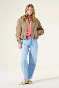 GARCIA Brown Bomber Water Repellent Jacket