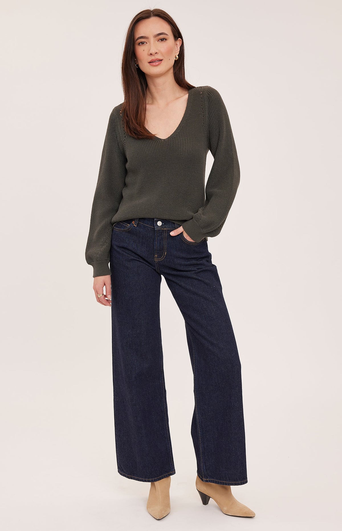 GENTLE FAWN Hailey Sweater - Olive
