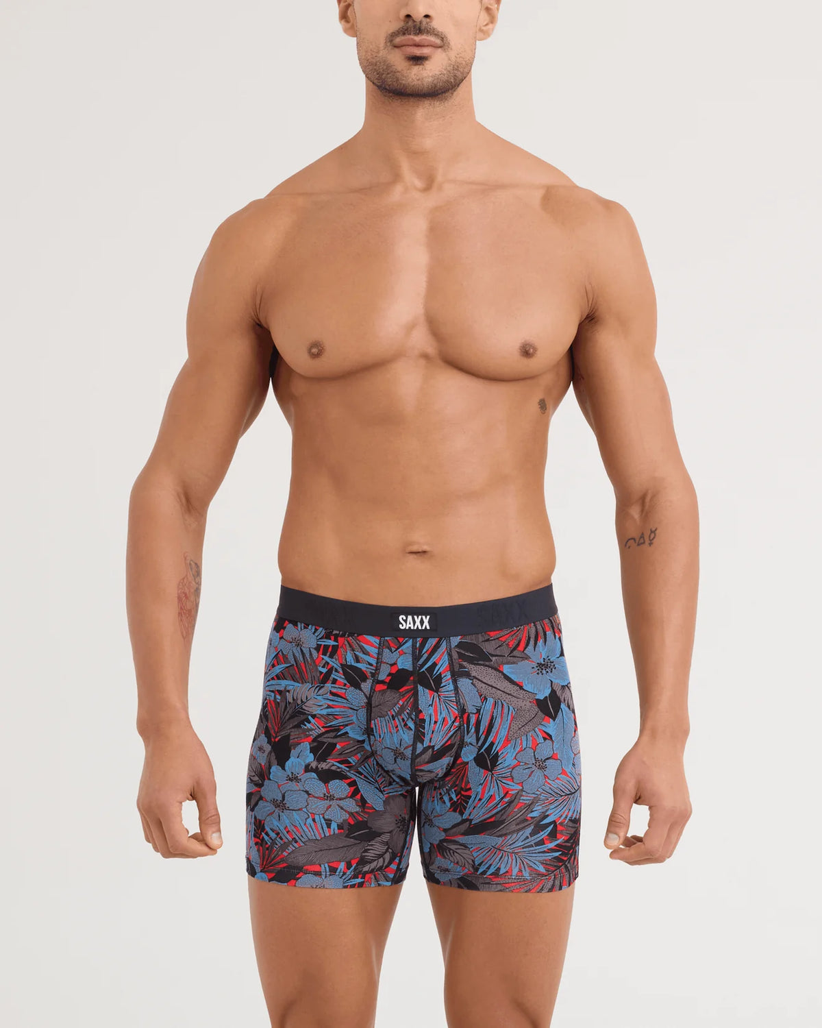 SAXX Vibe Xtra Soft Night Garden - Red Hot
