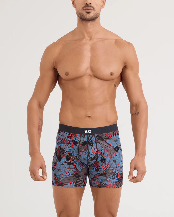 SAXX Vibe Xtra Soft Night Garden - Red Hot