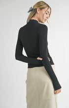Ronan Mock Neck Top With Thumbhole