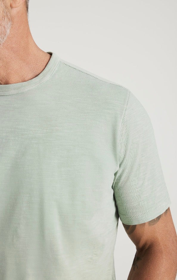 34 HERITAGE Slub Crew Neck - Iceberg Green