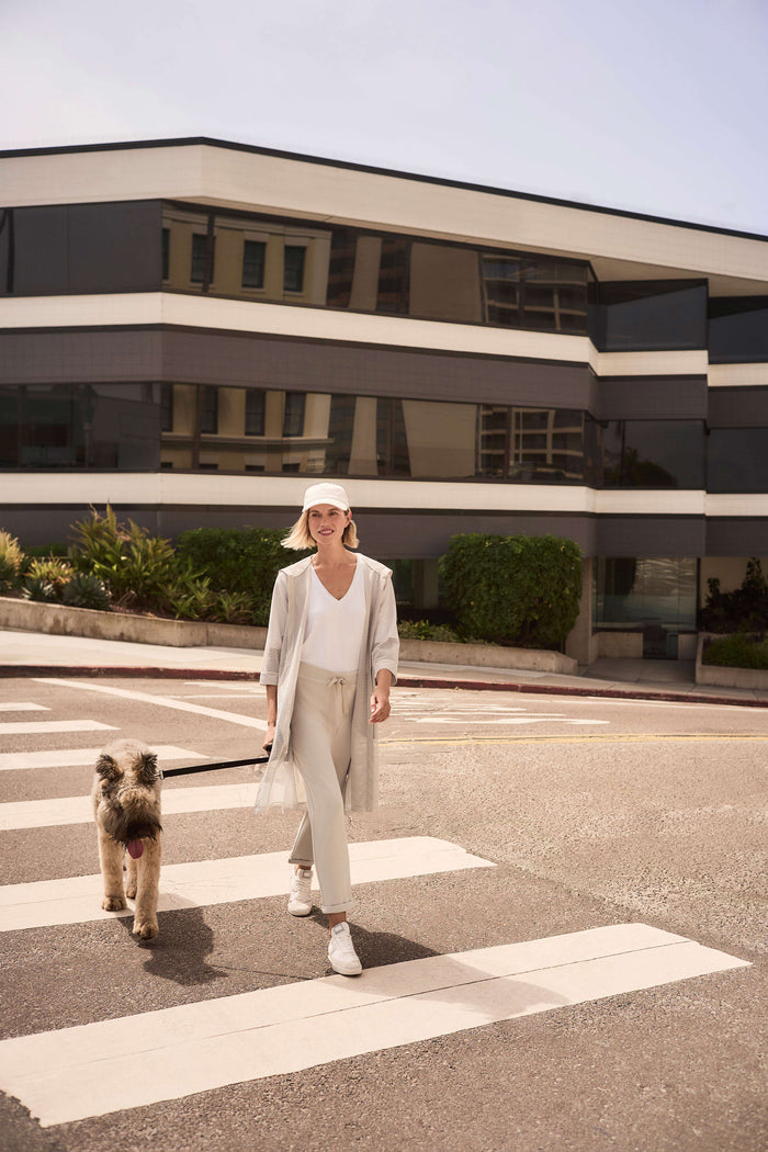 JOSEPH RIBKOFF Scuba Jersey Pull-On Jogger Pants With Drawstring Waist