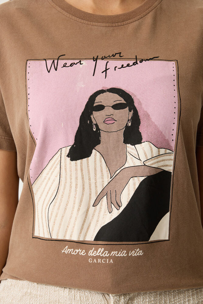 GARCIA -Brown T-shirt