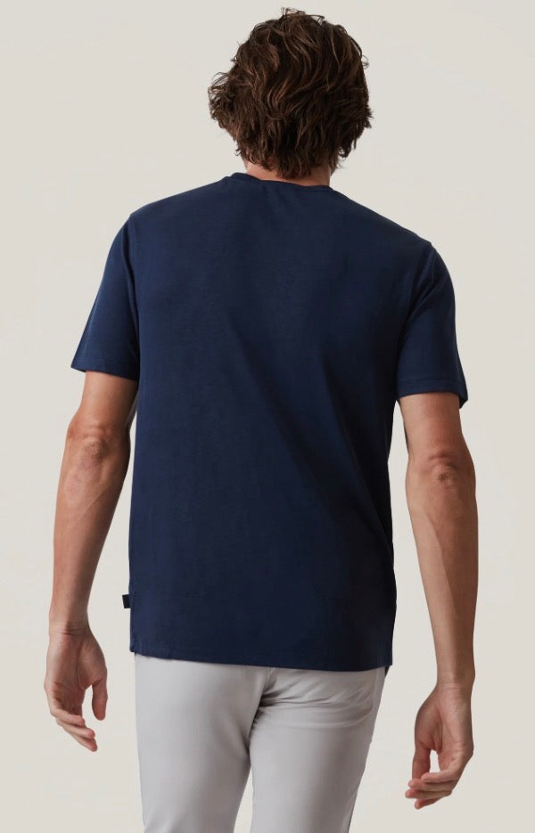 34 HERITAGE Pique T-Shirt - Indigo