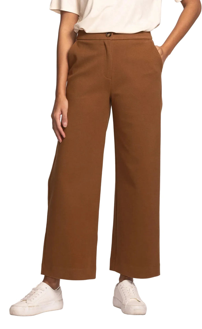 PINK MARTINI Nadia Full Pants - Brown