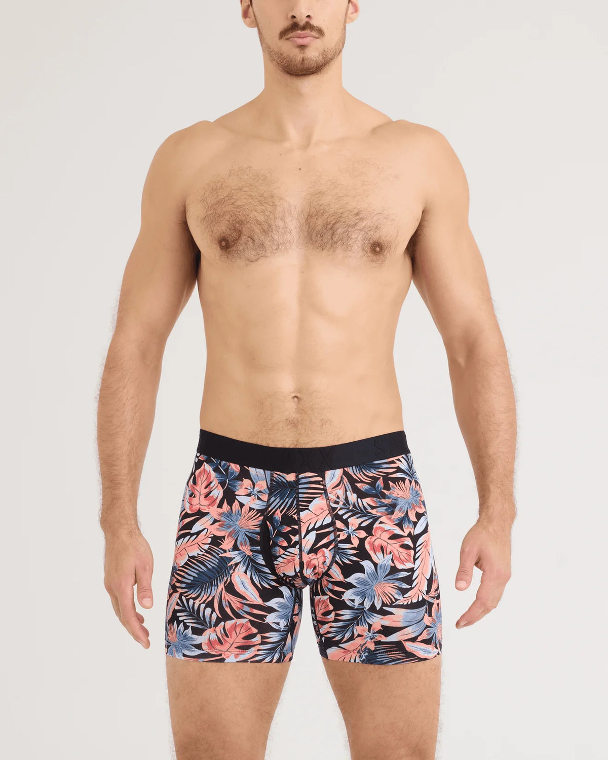 SAXX Droptemp Cooling Brief - Palm Passion - Black