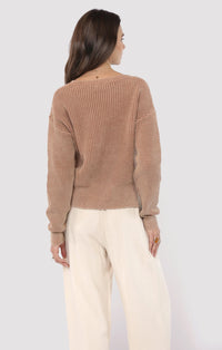 Brixton Button Washed Sweater
