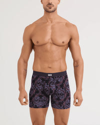 SAXX Vibe Xtra Soft Skull Brocade - Black