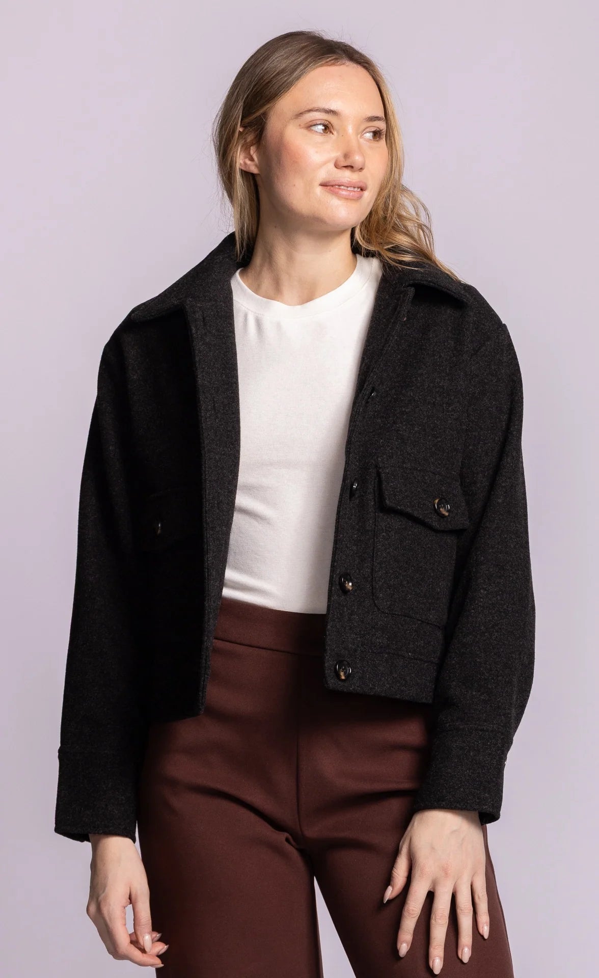PINK MARTINI Khloe Coat - Dark Grey