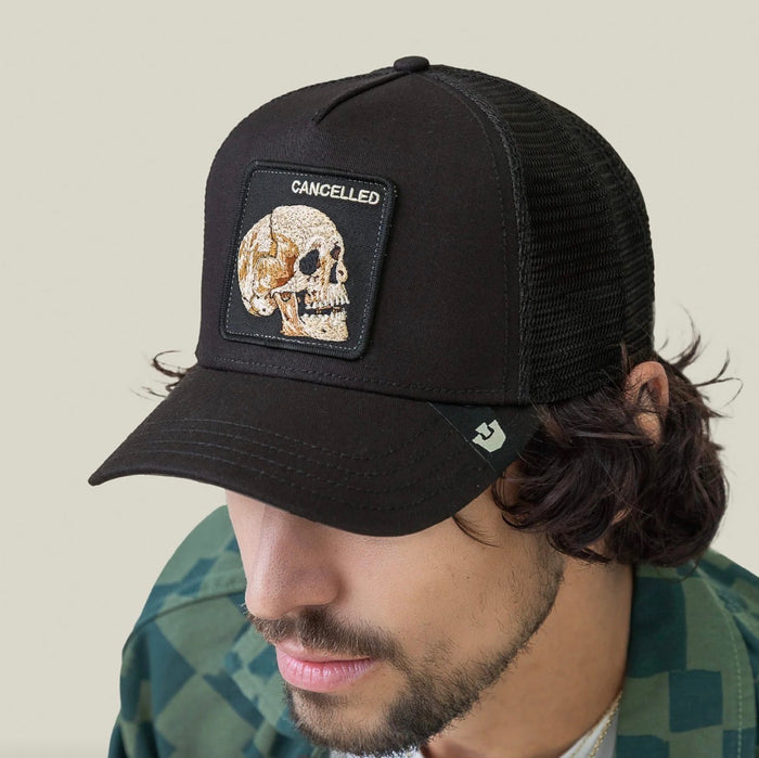 GOORIN BROS The Cancelled Skull Trucker Cap - Black