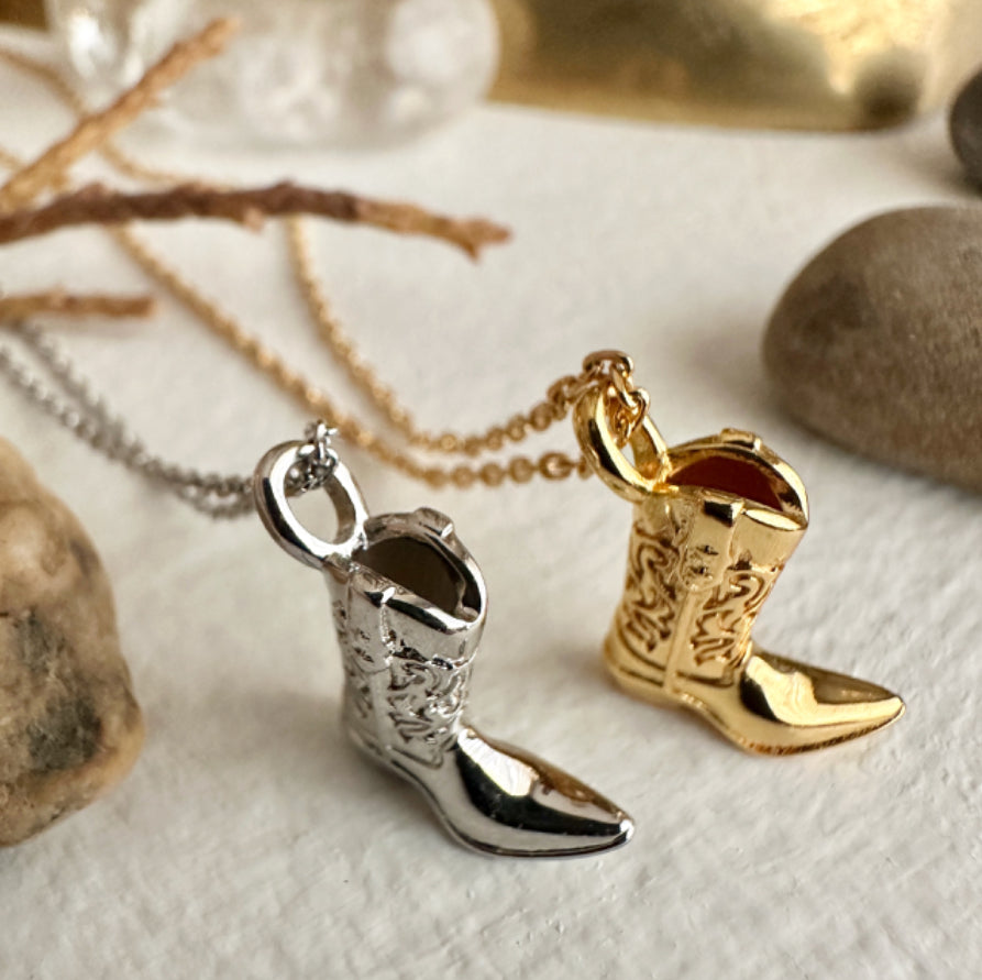 PIKA & BEAR Dolly - Cowboy Boot Charm Necklace