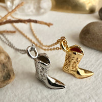 PIKA & BEAR Dolly - Cowboy Boot Charm Necklace