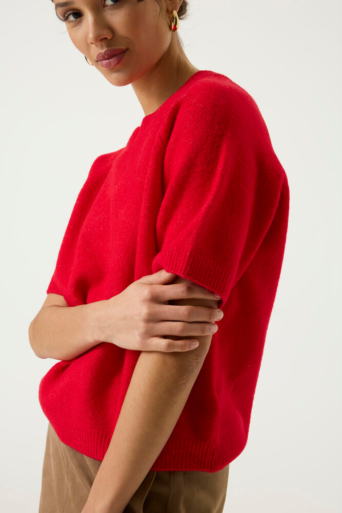 GARCIA Red Pullover Short Sleeve