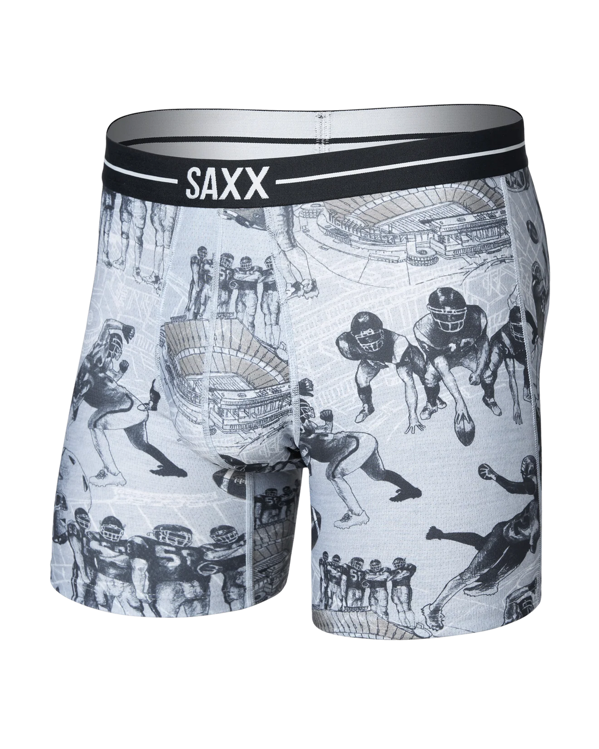 SAXX Volt Breathable Mesh Gridiron Action - Grey