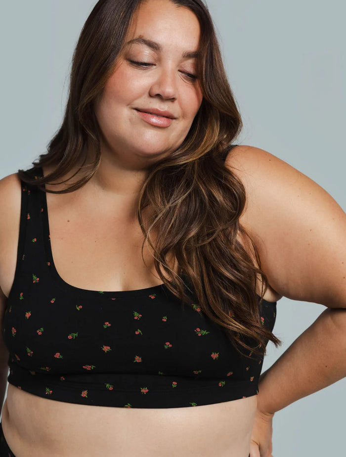 HUHA Sporty Mineral Bralette - Midnight Rose