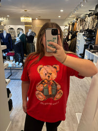 Bearing Gifts Boyfriend Tee - Red