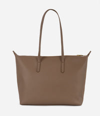 Abbi Grain Tote Bag - Toffee