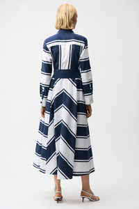 JOSEPH RIBKOFF Fit and Flare Shirt Dress