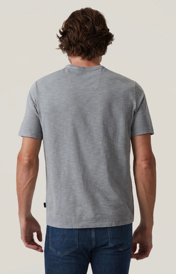 34 HERITAGE Slub Crew Neck T-Shirt - Monument Grey