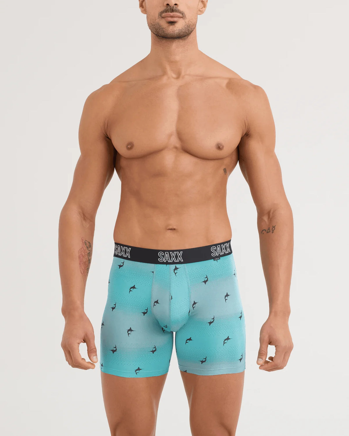 SAXX Droptemp All Day Cooling Brief Sailfish Ombré - Turquoise