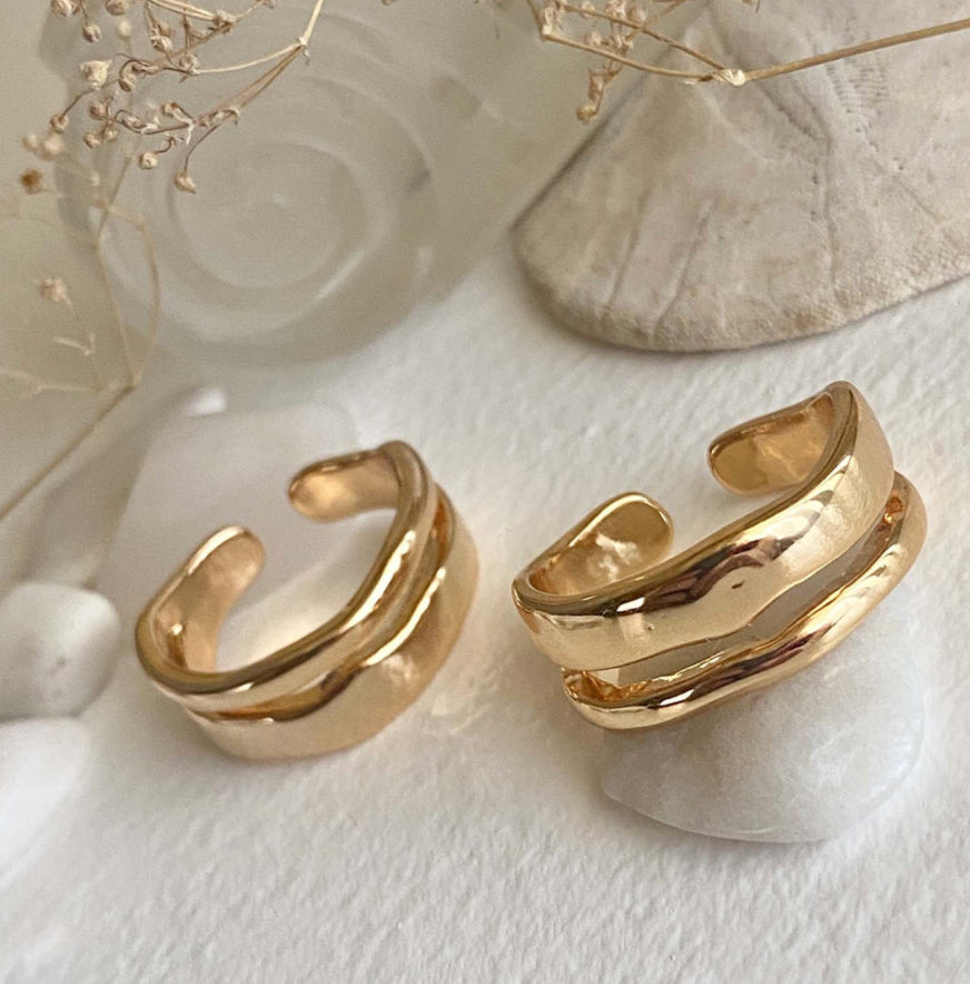 PIKA & BEAR JRT - Chunky Double Band Ring