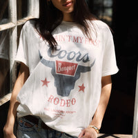Ain'T My First Coors Rodeo Oversized Tee